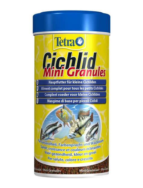 Tetra Cichlid Mini Granules Fiskefoder Ml Plantorama