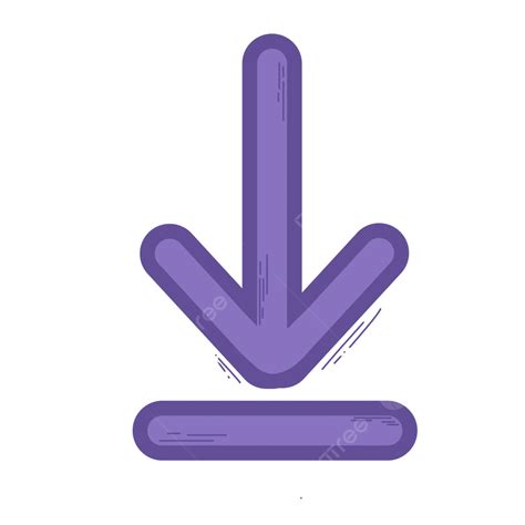 Down Arrows Hd Transparent Down Arrow With Purple Color Arrow Sign