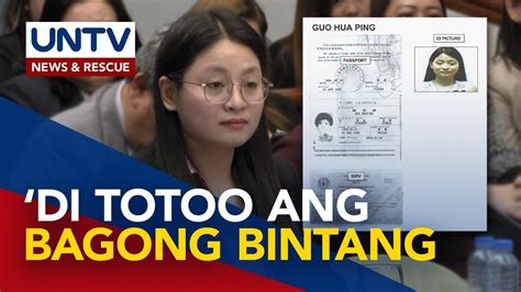 Kampo Ni Mayor Alice Guo Itinanggi Ang Alegasyong Guo Hua Ping Ang