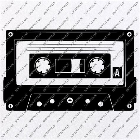 Tape Cassette Svg File Tape Cassette Original Svg Design Cassette