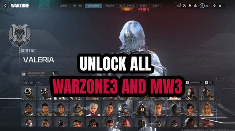 NEW MW3 UNLOCK ALL TOOL Unlock All Camos And Operators Full Guide