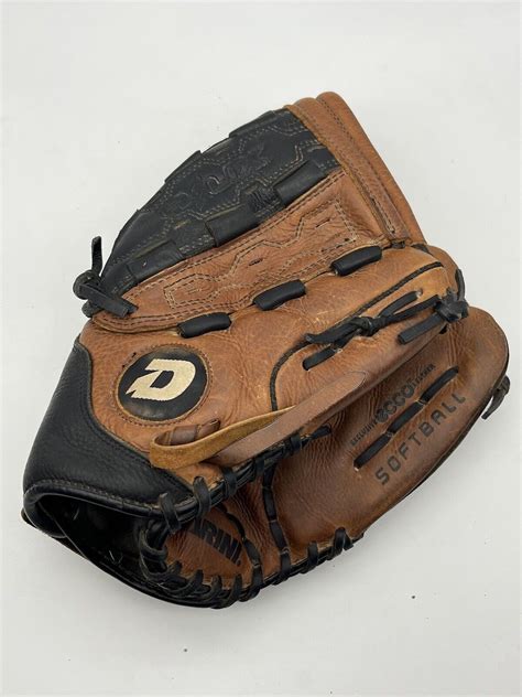 Demarini 125” Ad800 Helix Softball Glove Ecco Leather Brown Rh Thrower