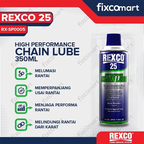 Jual Rexco Pelumas Rantai Chain Lube Rexco Ml Shopee