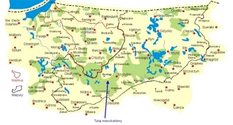 Pojezierze Mazurskie Mapa Mapa