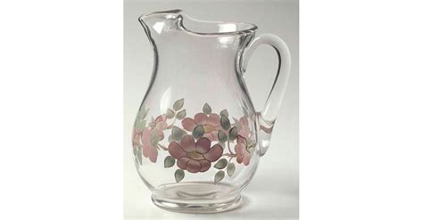 Desert Rose Usa Backstamp Oz Glassware Pitcher By Franciscan