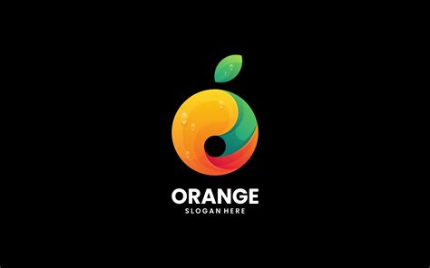 Orange Color Gradient Logo Template #238913 - TemplateMonster