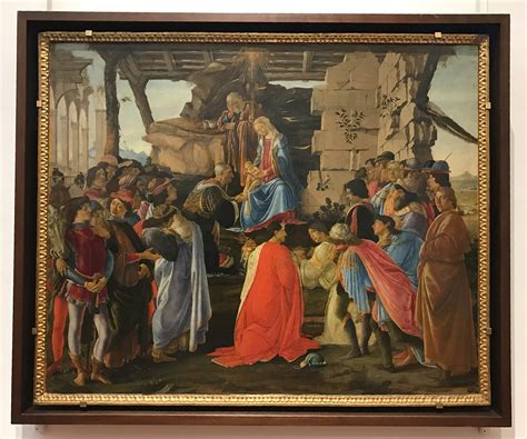 Adoration of the Magi by Botticelli, Galleria degli Uffizi… | Flickr