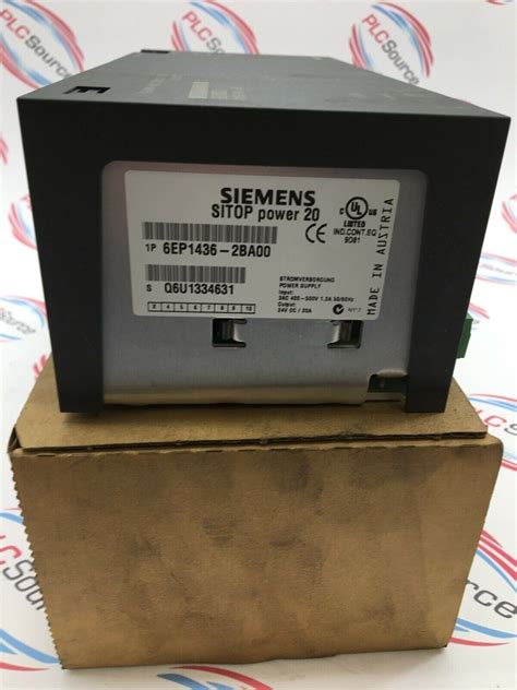 SIEMENS 6EP1436-2BA00 POWER SUPPLY