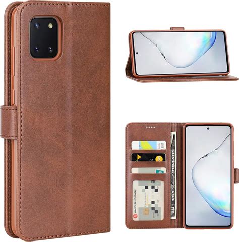 CRESEE Coque Samsung Galaxy Note 10 Lite Étui en Cuir PU Housse de