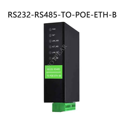 RS232 RS485 To RJ45 Ethernet Serial Server RS232 RS485 Dual Channels