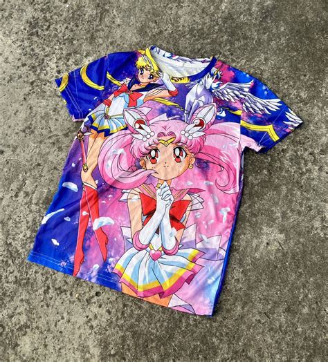 Japanese Brand Y2k Rare T Shirt Sailor Moon Streetwear Alt Rare Style