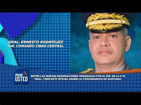 Se llevaron Báez Aybar del Comando Cibao Central jefe de la PN designa