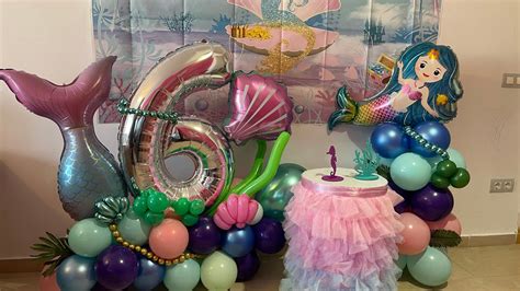 Decoracion Con Globos De Sirena YouTube