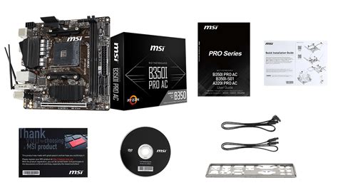 Specification B350I PRO AC | MSI Global - The Leading Brand in High-end ...