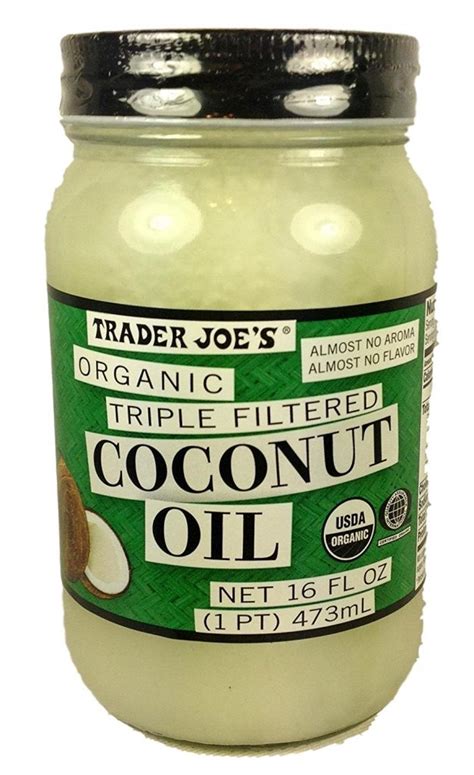 Trader Joes Organic Triple Filtered Coconut Oil