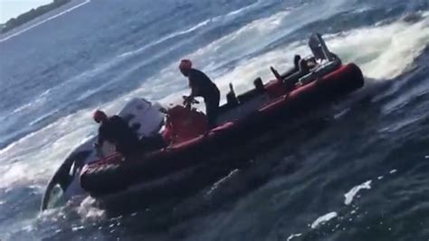 Us Coast Guard Saves Elderly Florida Man After He Plunges Car Into The