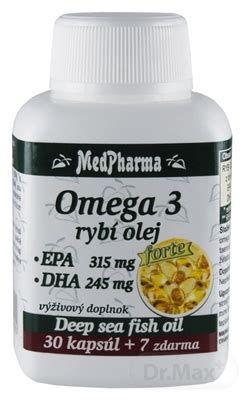 Medpharma Omega Ryb Olej Forte Epa Dha Cps V Ivov Doplnok