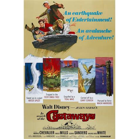 In Search of the Castaways - movie POSTER (Style B) (27" x 40") (1962 ...