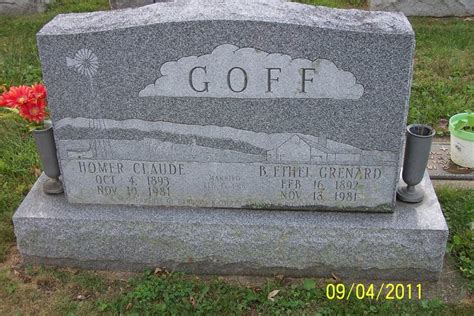 Homer Claude Goff 1893 1981 Memorial Find A Grave