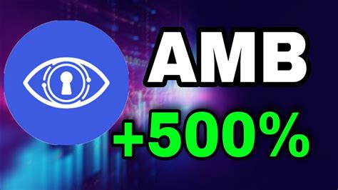 AMB Coin Urgent Alert AMB Coin Price Prediction Ambrosus Today News