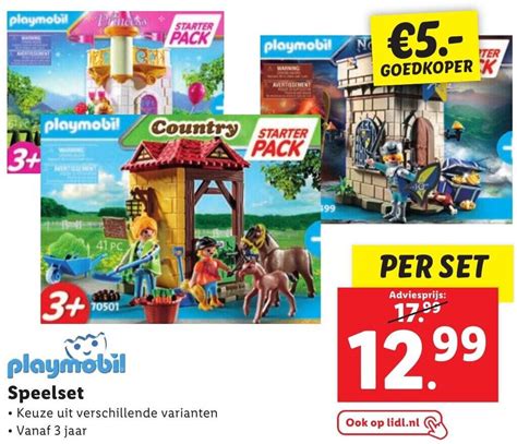 Playmobil Speelset Aanbieding Bij Lidl