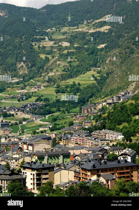 Andorra la Vella, capital city of Andorra state, Andorra, Pyrenees, Europe Stock Photo - Alamy