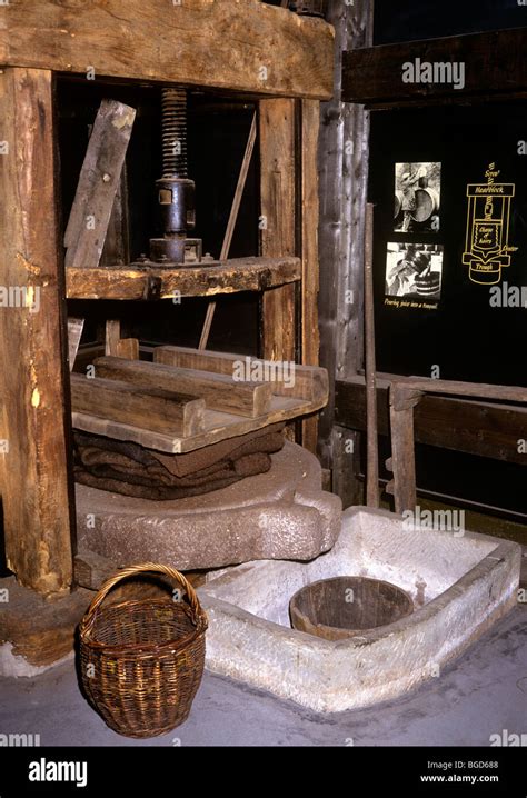 Uk England Herefordshire Hereford Cider Museum Old Wooden Cider