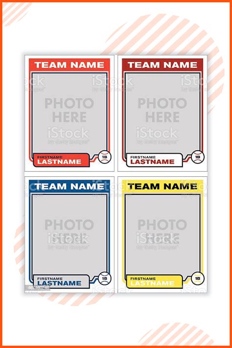 Trading Card Template Canva Erinn Sweet