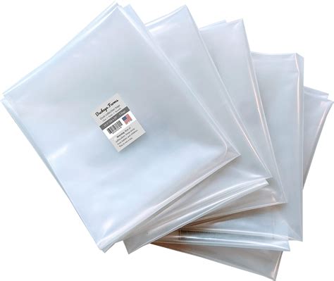 Powertec 70009 Clear Plastic Dust Collection Bag 19 1 2 Inch Dia X 33 Inch 5 Pack Dust