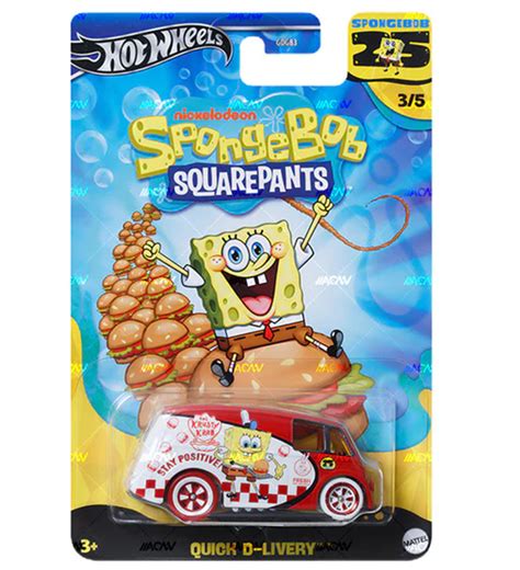 Hot Wheels Sponge Bob Temalı Beşli Araba Seti GDG83