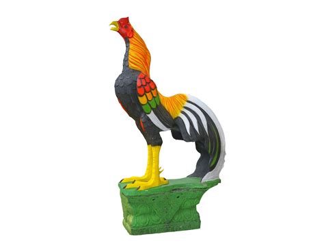 Rooster Sculpture 3d Model 49 Obj Max Free3d