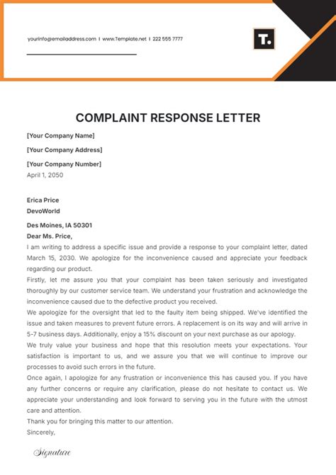Free Response Letter To Harassment Complaint Template To Edit Online