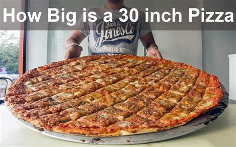 How Big is a 30 inch Pizza - Cruz Room