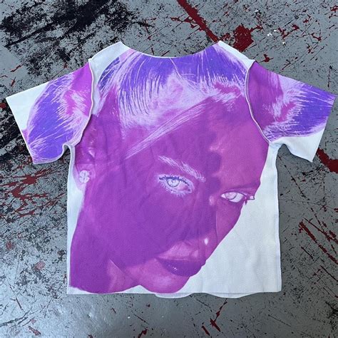 Womens Pink And Purple T Shirt Depop