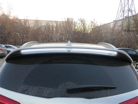 Спойлер на КИА СПОРТЕЙДЖ!) — KIA Sportage (3G), 2 л, 2014 года | тюнинг ...