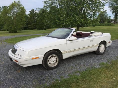 Chrysler Lebarron Gtc Convertible Limited Edition Classic