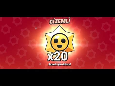 20 TANE GİZEMLİ STAR KUTUSU AÇTIM DURMADAN KARAKTER ÇIKTI Brawl