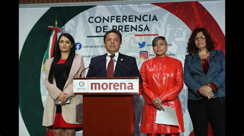 En Vivo Conferencia Del Grupo Parlamentario De Morena Youtube