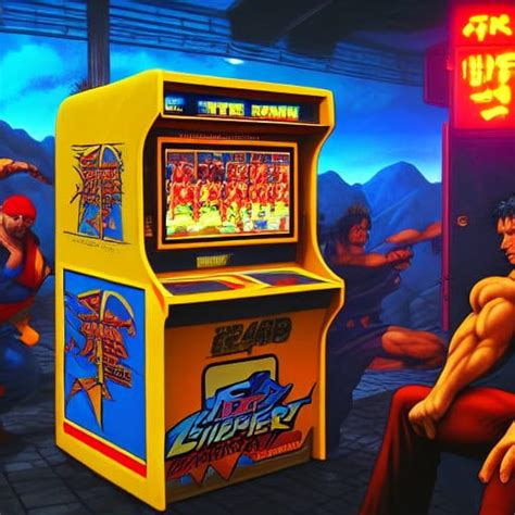 Street Fighter 2 Arcade Machine by GamesFreezer on DeviantArt