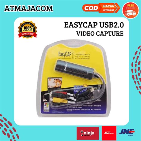 Jual EASYCAP VIDEO CAPTURE CARD USB2 0 ALAT REKAM VIDEO AV CAPTURE