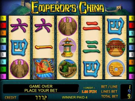 Игровой автомат Emperors China – 5000 кредитов демо баланса для ...