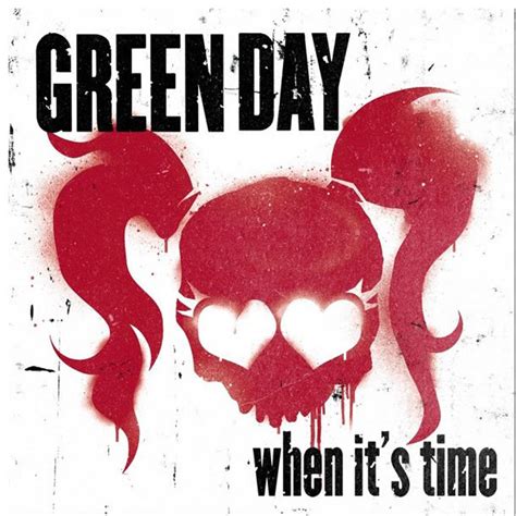 Car Tula Frontal De Green Day When It S Time Cd Single Portada