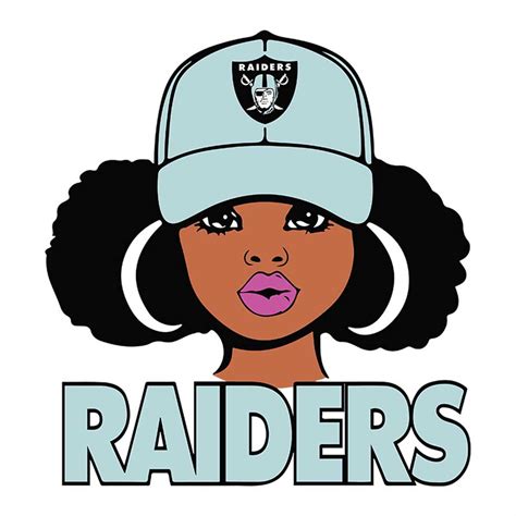 Oakland Raiders Girl Svg Dxf Png Nfl Girl Svgdxfpng Nf Inspire