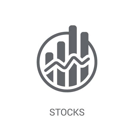 Ilustración del Stocks icon Trendy Stocks ID 111989164 Imagen