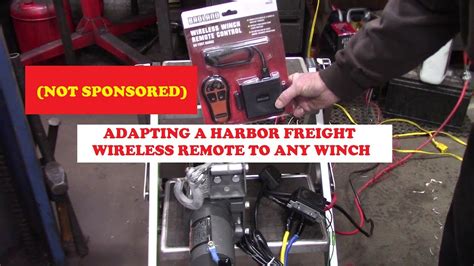 ADAPTING THE HARBOR FREIGHT WIRELESS REMOTE CONTROL TO ANY WINCH NOT