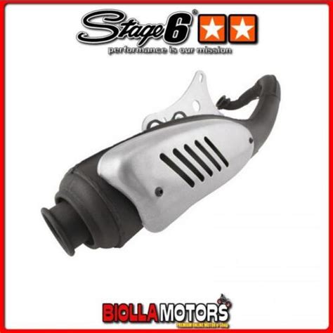 S6 9216600 EXHAUST Sport Stage6 Street ADLY HER CHEE ATV 50cc AC