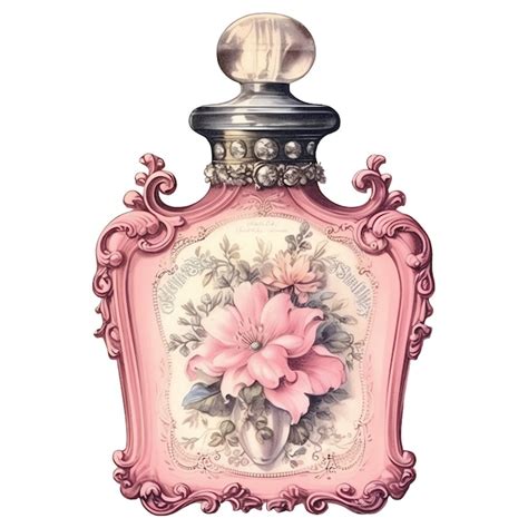 Premium Photo Victorian Watercolor Victorian Perfume Illustration