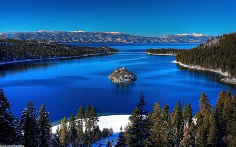 Lake Tahoe Emerald Bay Winter Emerald Lake Hd Wallpaper Pxfuel