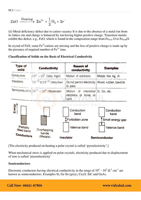 Class 12th Chemistry Solid State NCERT Notes CBSE 2023