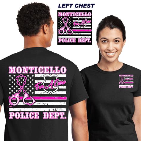 Cops For A Cure Custom Police Shirts Dove Designs